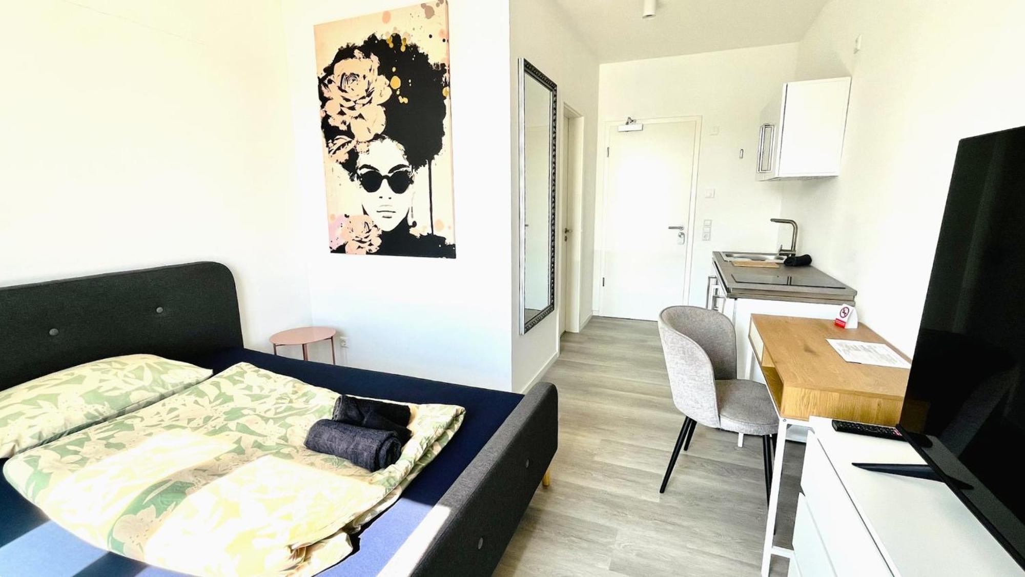 Livingboxx Karlsruhe - Messe I Neuwertige Apartments Mit Kueche Rheinstetten Buitenkant foto