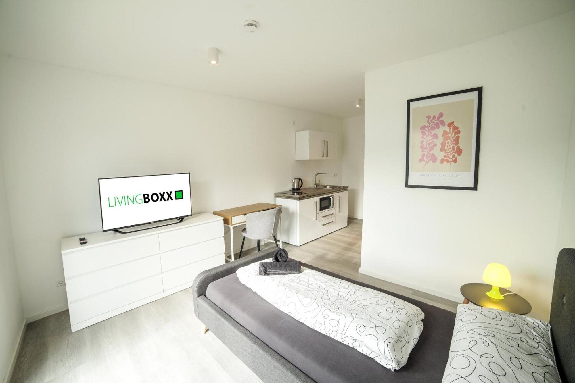 Livingboxx Karlsruhe - Messe I Neuwertige Apartments Mit Kueche Rheinstetten Buitenkant foto